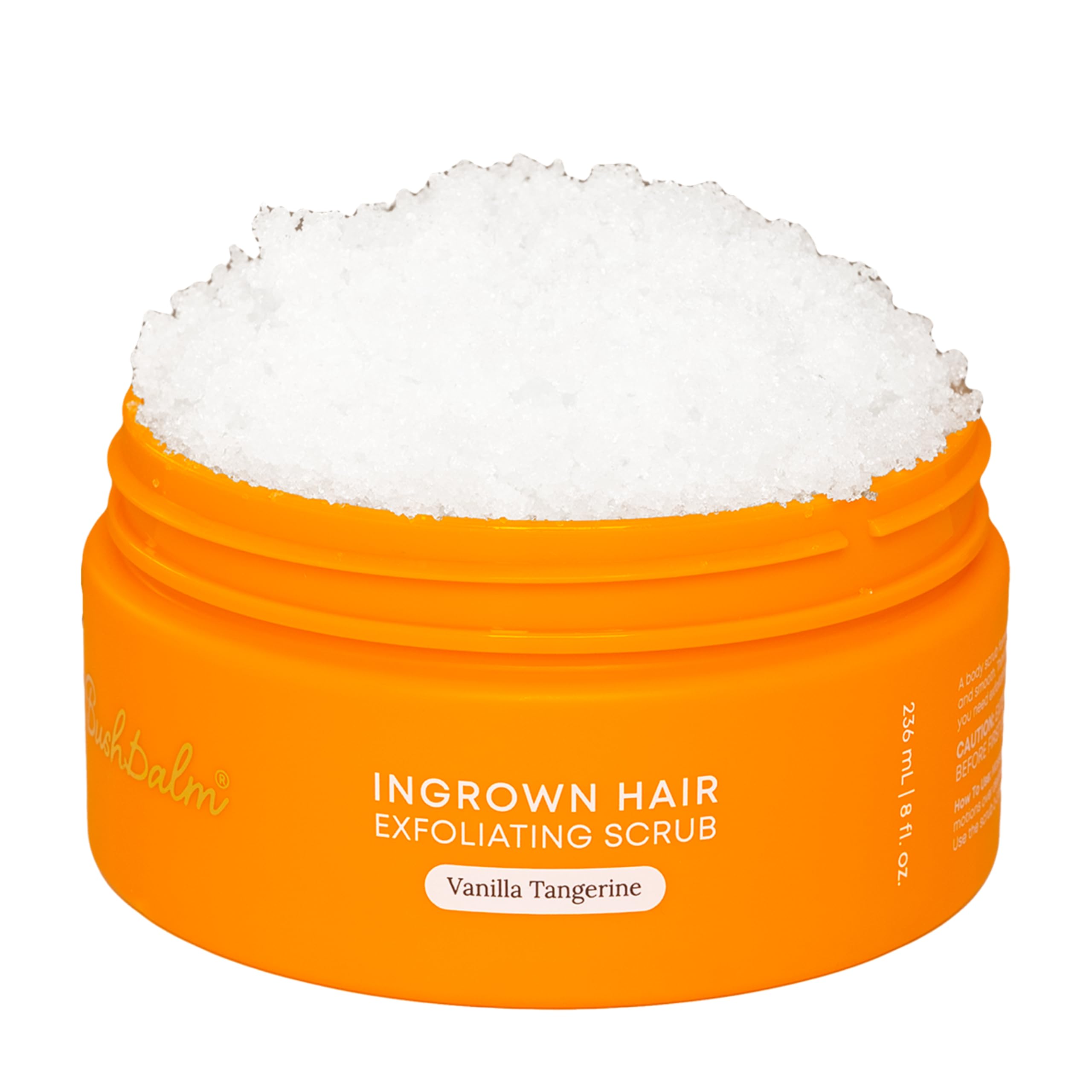 Bushbalm Dark Spot Exfoliating Body Scrub - Bermuda, 236ml | Brightening & Exfoliating Sugar Scrub for Dark Spots & Uneven Skin Tone. Formulated with Naturally-Derived Ingredients