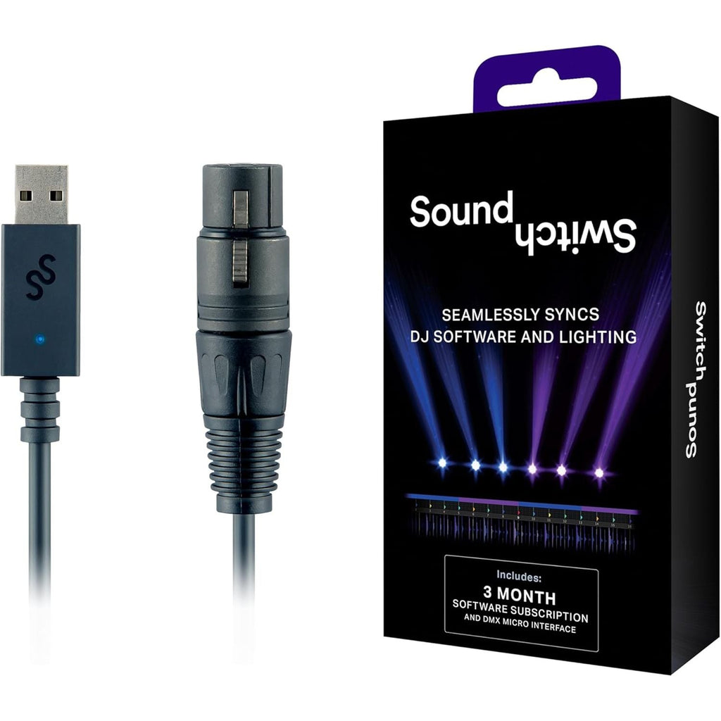 Buy now SoundSwitch Micro DMX Interface - Ultra-Compact USB to DMX Interface with 3-Month Free SoundSwitch Software Access at indiglob india
