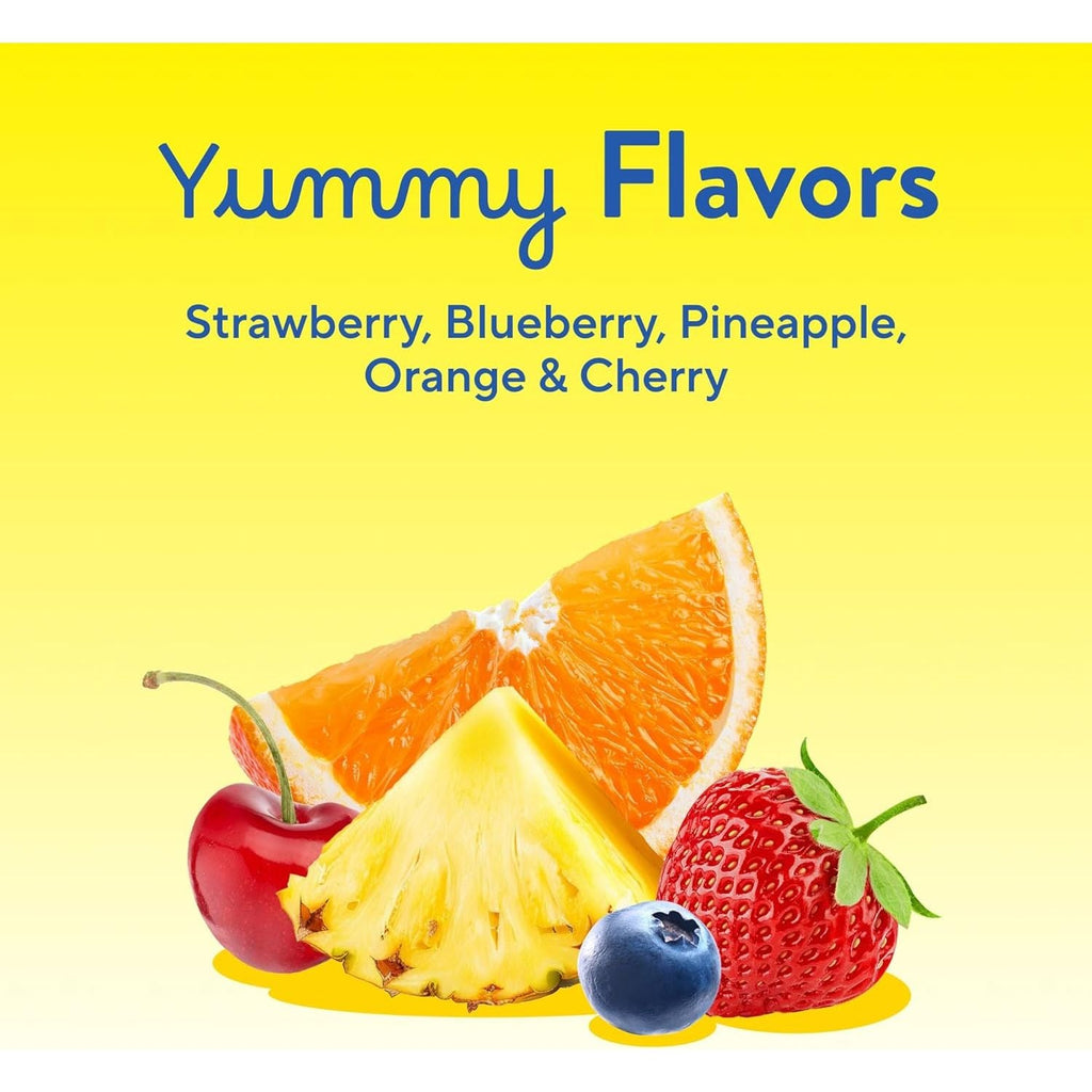 Buy now L'il Critters Gummy Vites Daily Kids Multivitamins Assorted Fruit Flavors for Ages 2+ Toddlers & Kids, Gummy Vitamin with Vitamin C and D, 95-190 Day Supply, 190 Gummies at indiglob india