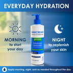Vanicream Enhanced Moisturizer, 12 Fl Oz, Daily Body Lotion for Dry, Sensitive Skin, Clinically Tested 24Hr Hydration with Hyaluronic Acid, Glycerin & Ceramides, Formulated without Common Irritants