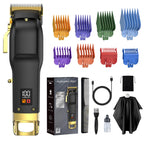 Hair Clippers for Men, Cordless Hair Trimmer with 8 Color-Coded Guards