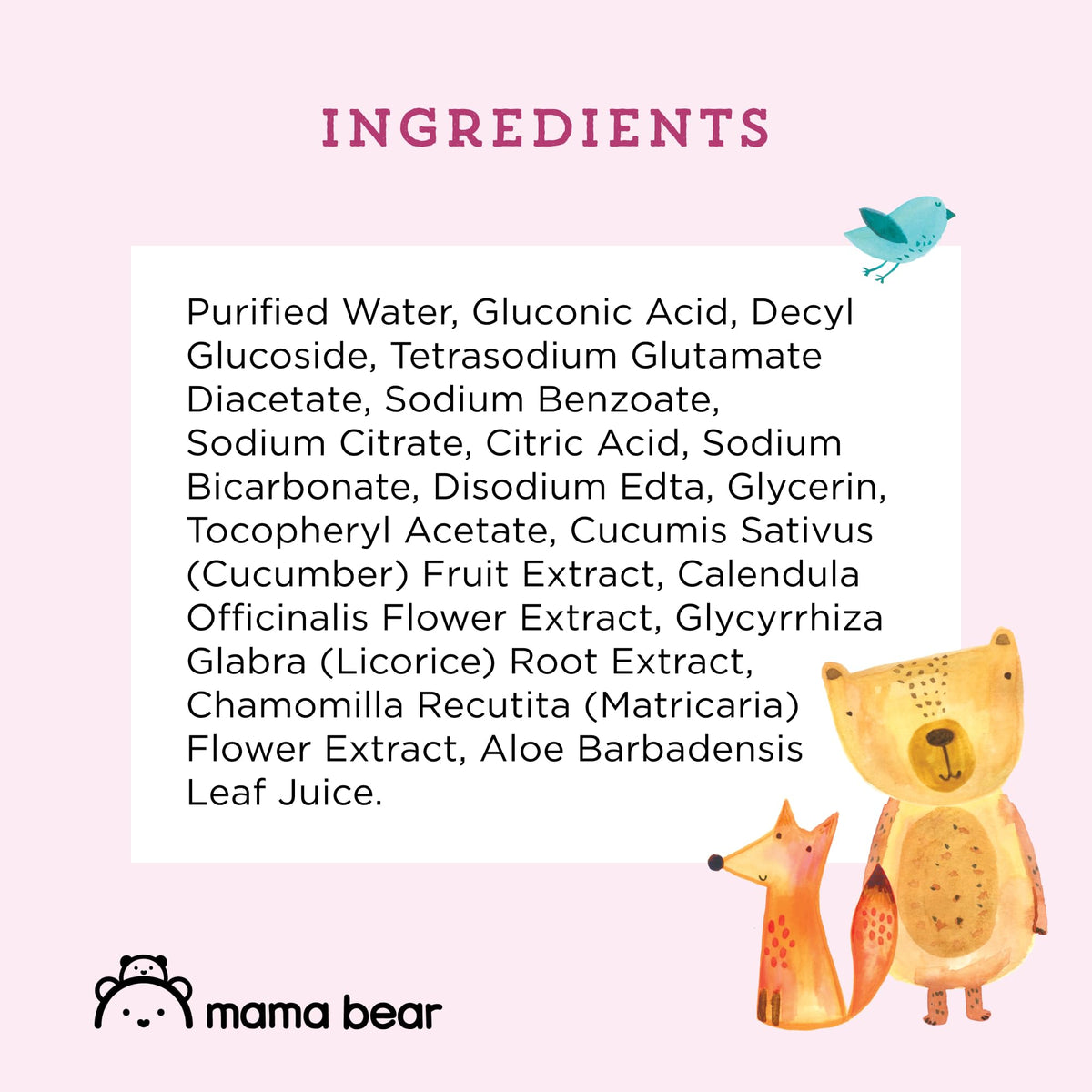 Amazon Brand - Mama Bear Baby Hand & Face Wipes, Unscented, Fragrance Free, Cleansing, Formulated without Parabens and Phthalates, 180 Count (9 Packs of 20)