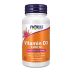 NOW Foods Supplements, Vitamin D-3 1,000 IU, High Potency, Structural Support*, 360 Softgels