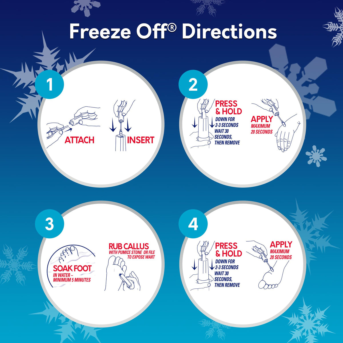Compound W Freeze Off Wart Remover, 8 Applications