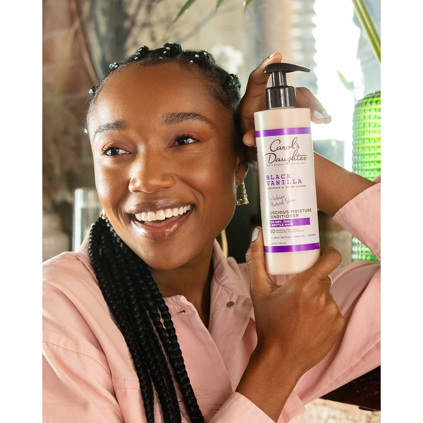 Buy now Carol's Daughter Black Vanilla Sulfate Free Shampoo and Conditioner Set for Curly, Wavy or Natural Hair, Moisturizing Hair Care for Dry, Damaged Split Ends, 1 Kit at indiglob india