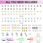 Buy now Redtwo Friendship Bracelet Kit Concert Bracelets Merch, 2 boxs 7200pcs Clay Beads Jewelry Making Kit with Number Letter Beads Album Inspired Bracelets Gift for Girls Kids Teen Crafts at indiglob india