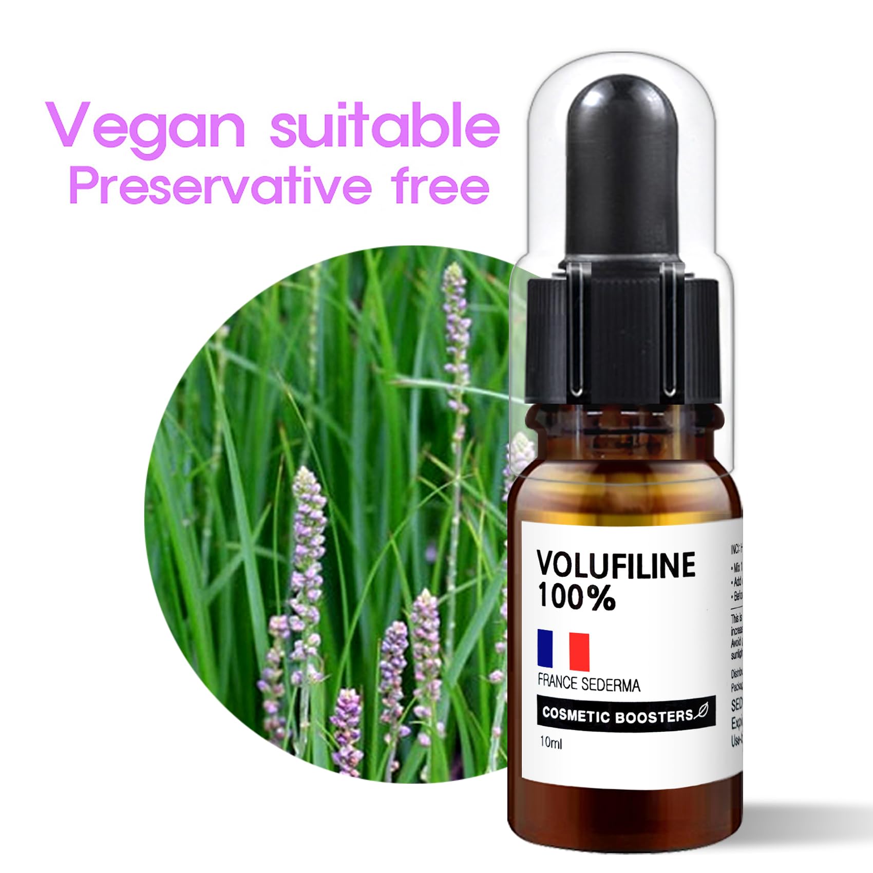 Buy now [ Volufiline 10ml ] Cosmetic Ingredient - 100% Volufiline 10ml(0.34 fl. oz) France SEDERMA | Cosmetic Grade | For face and body Improve Skin Elasticity, Wrinkle Improvement at indiglob india