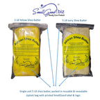 Buy now SmellGood Raw Unrefined African Shea Butter 5lb Block Soft & Creamy (YELLOW) at indiglob india