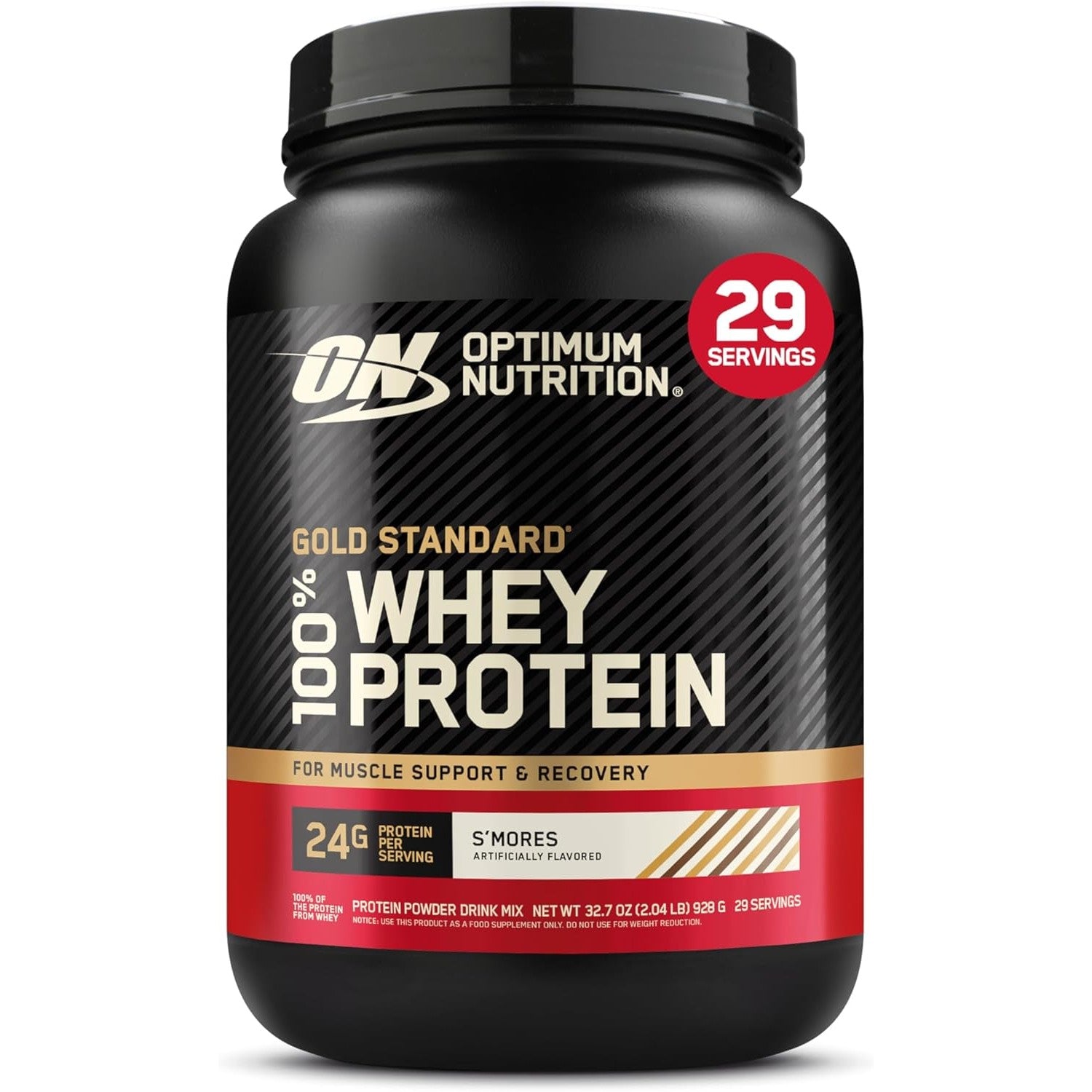 Buy now Optimum Nutrition Gold Standard 100% Whey Protein Powder, Banana Cream, 5 Pound (Packaging May Vary) S'mores 2 Pound (Pack of 1) at indiglob india