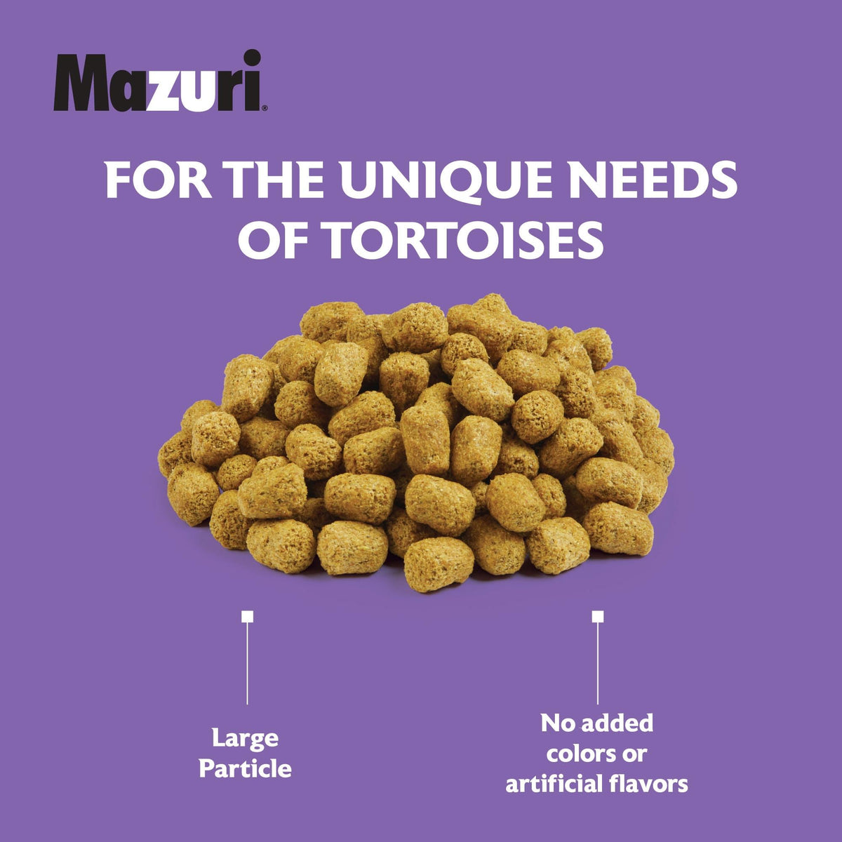 Mazuri | Tortoise Diet | 25 Pound (25 lb.) Bag