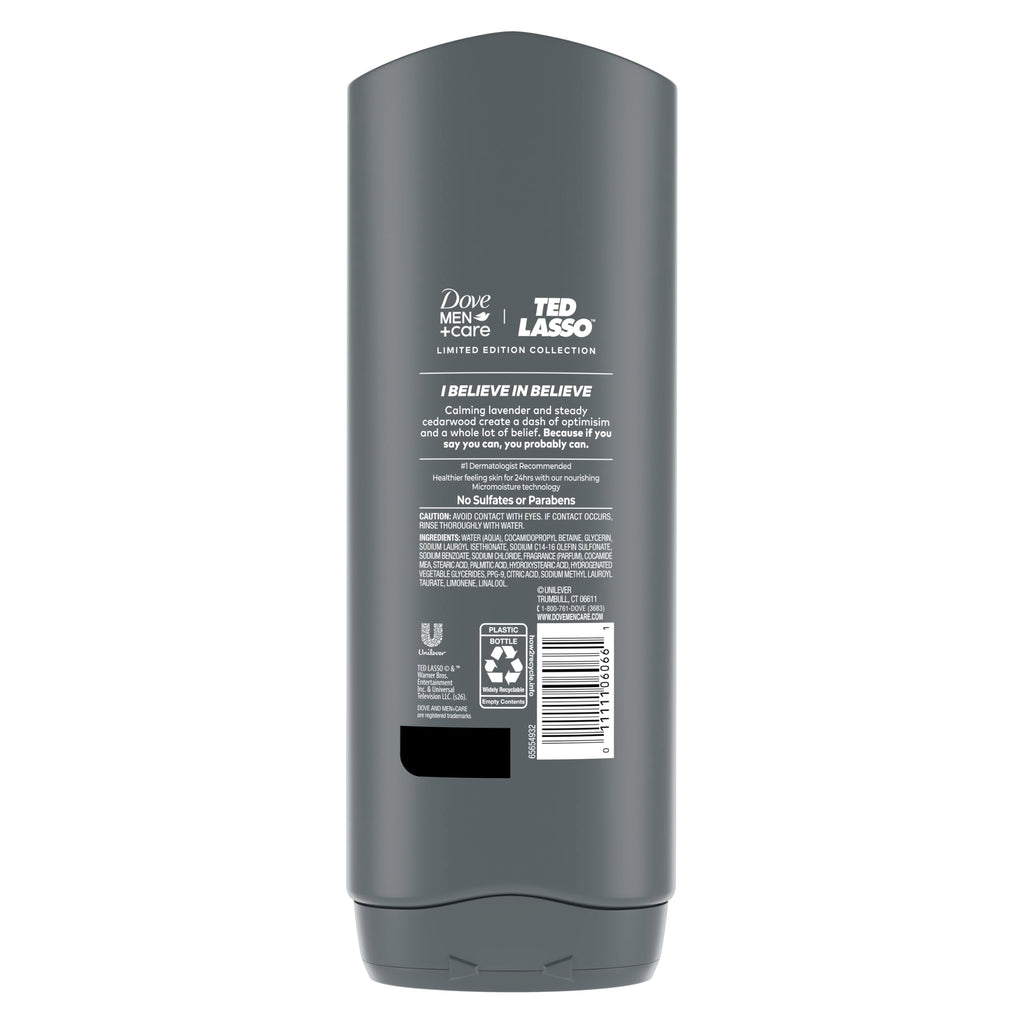 DOVE MEN Believe in Believe Body wash for men 18 fl oz