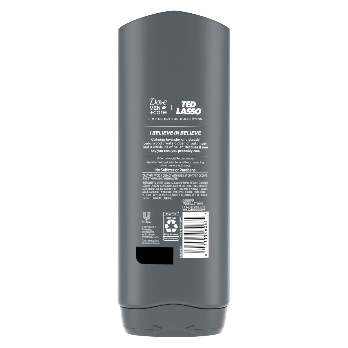 DOVE MEN Believe in Believe Body wash for men 18 fl oz