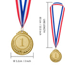Favide 12 Piece Gold Silver Bronze Award Medals-Winner Medals Olympic Style