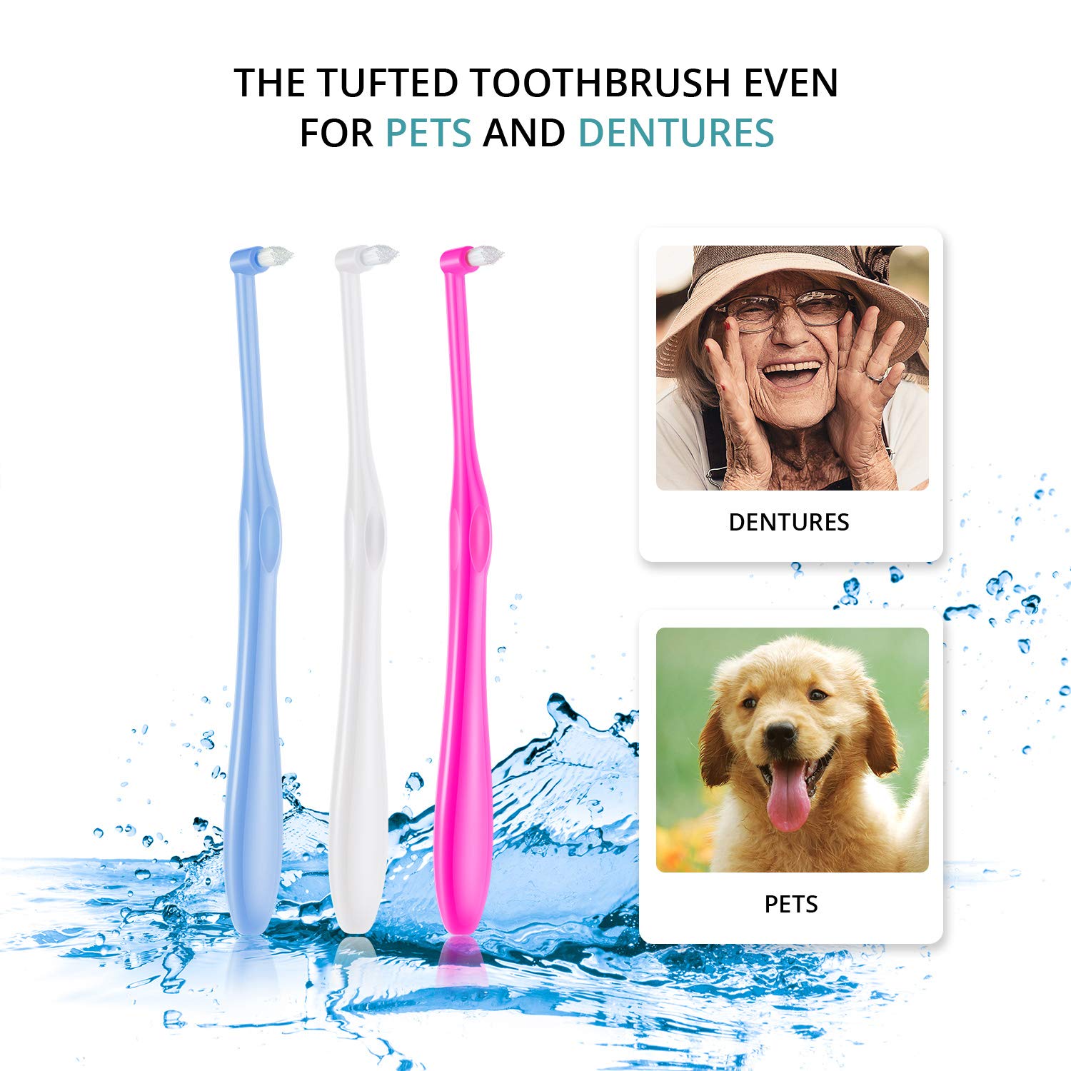 Buy now Boao 6 Pieces Tuft Toothbrush Tufted End-tuft Soft Trim Single Compact Interdental for Detail Cleaning Tapered Brush(Tapered Brush) at indiglob india
