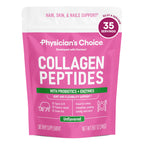 Physician's CHOICE Collagen Peptides Protein Powder, Grass Fed, 35 Servings | Hydrolyzed Collagen Protein, Grass Fed, Non-GMO, Unflavored, Supports Hair, Skin, Joint Health for Women & Men
