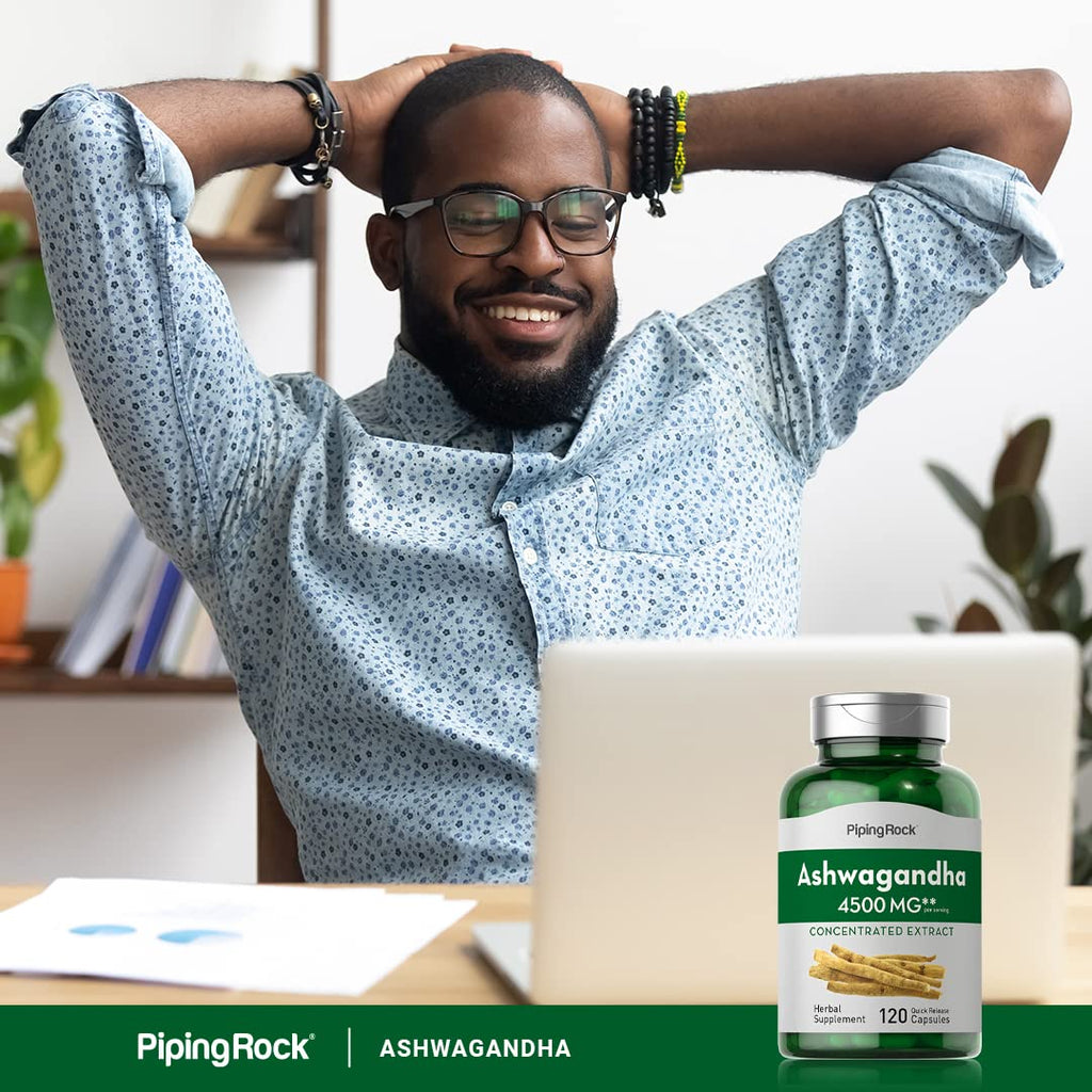 Piping Rock Ashwagandha Supplement | 120 Capsules