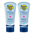 Banana Boat Light As Air Sunscreen Lotion SPF 50, 6 Fl Oz (2 Pack) | Water and sweat resistant sunblock, UVA/UVB broad spectrum protection, Lightweight formula, Sunscreen for face and body