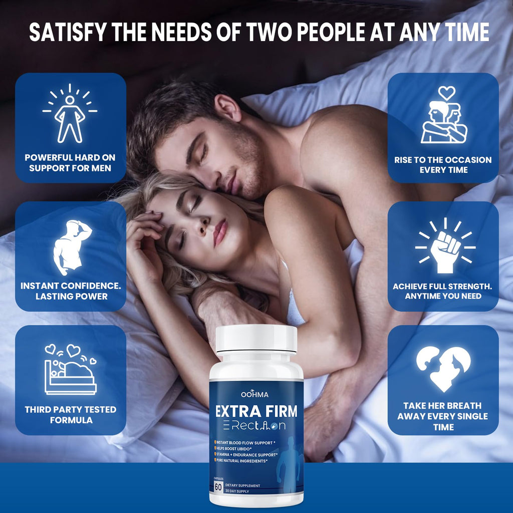 New Male Enhancing Supplement, Designed to be Fast Acting for Blood Flow to Gain Length & Girth + Stamina, Increase Size, Strength, Maca, Epimedium, and Other Natural Ingredients, 3rd Party Tested