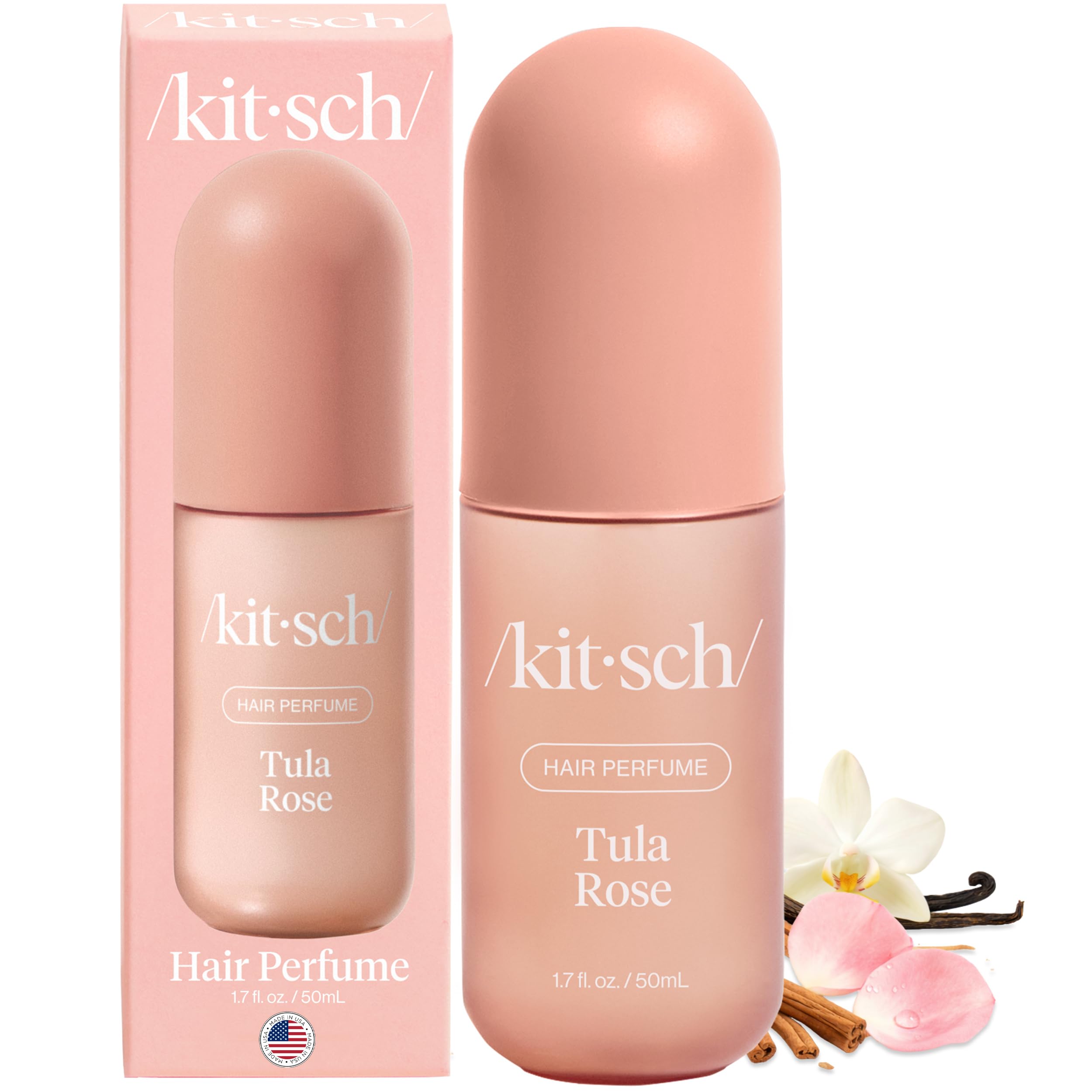 Buy now Kitsch Hair Perfume for Women - Pistachio Latte | Clean, Deodorizing & Patented Odor-Eliminating Technology Hair Spray & Body Mist - Freshen Hair, Body & Pillows - Coconut & Warm Coffee Scent - 50mL Tula Rose at indiglob india
