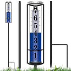 Upgraded Rain Gauge Outdoor, Really Freeze Proof, Easy Reading