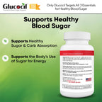 Glucocil – Softgels - Premium Blood Sugar Support - New Clinical Study Published March 2026-3 Million Bottles Sold - Supports the 3 Essentials for Healthy Blood Sugar - Since 2008