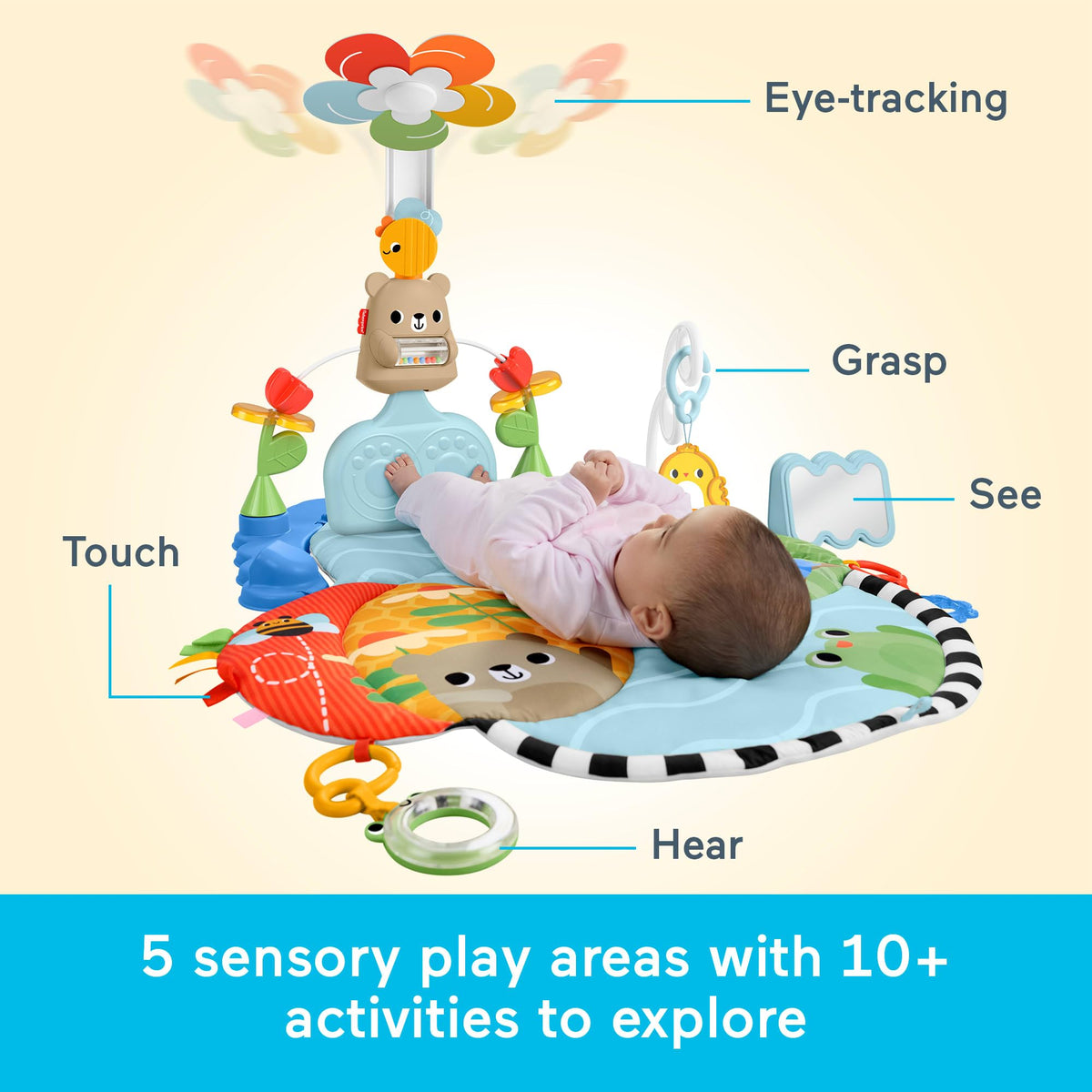 Fisher-Price 3-in-1 Kick & Sway Gym
