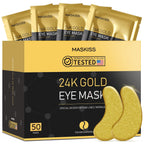 Buy now 24k Gold Under Eye Patches (30 Pairs), Eye Mask, Collagen Skin Care Products, Eye Patches for Puffy Eyes, Eye Masks for Dark Circles and Puffiness. at indiglob india