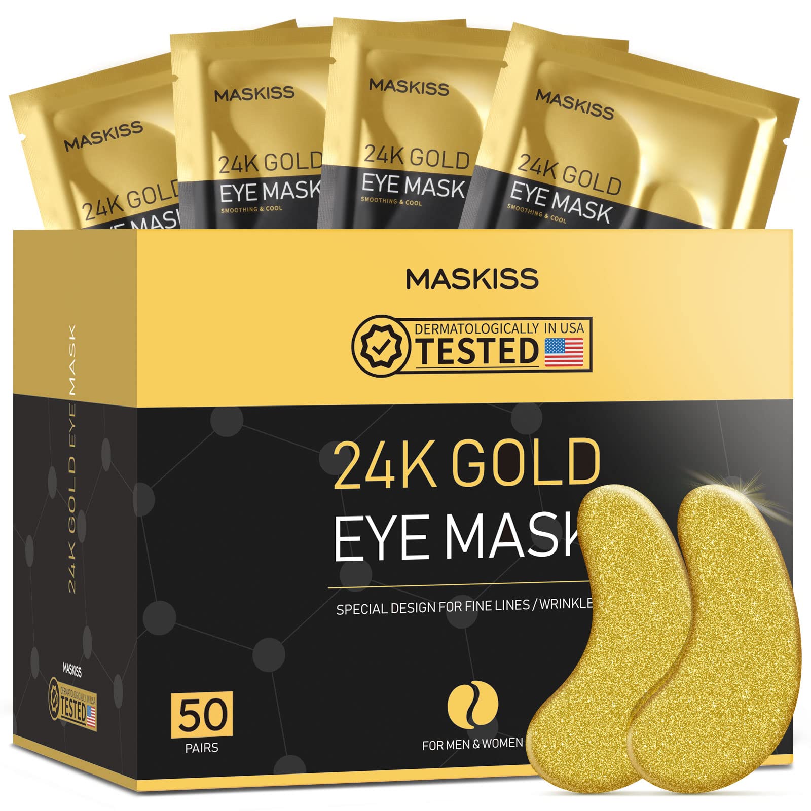 Buy now 24k Gold Under Eye Patches (30 Pairs), Eye Mask, Collagen Skin Care Products, Eye Patches for Puffy Eyes, Eye Masks for Dark Circles and Puffiness. at indiglob india