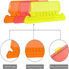 File Folder Tabs, 2 Inch Clear Multicolor Hanging Folder Tabs with Inserts