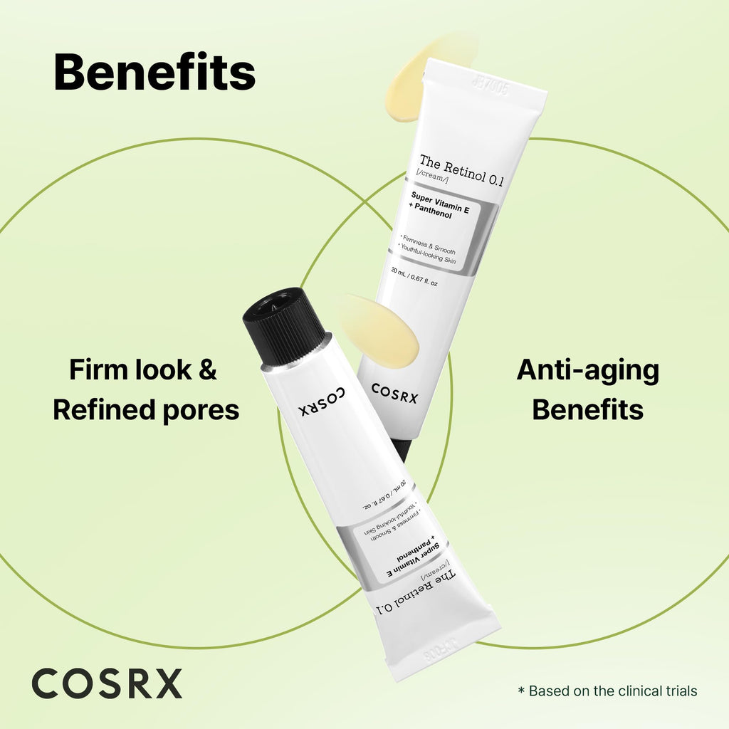 Buy now COSRX Retinol 0.1% Cream, 0.67 Oz, Anti-aging Eye & Neck Cream with Retinoid Treatment to Firm Skin, Reduce Wrinkles, Fine Lines, Signs of Aging, Gentle Daily Korean Skin Care at indiglob india