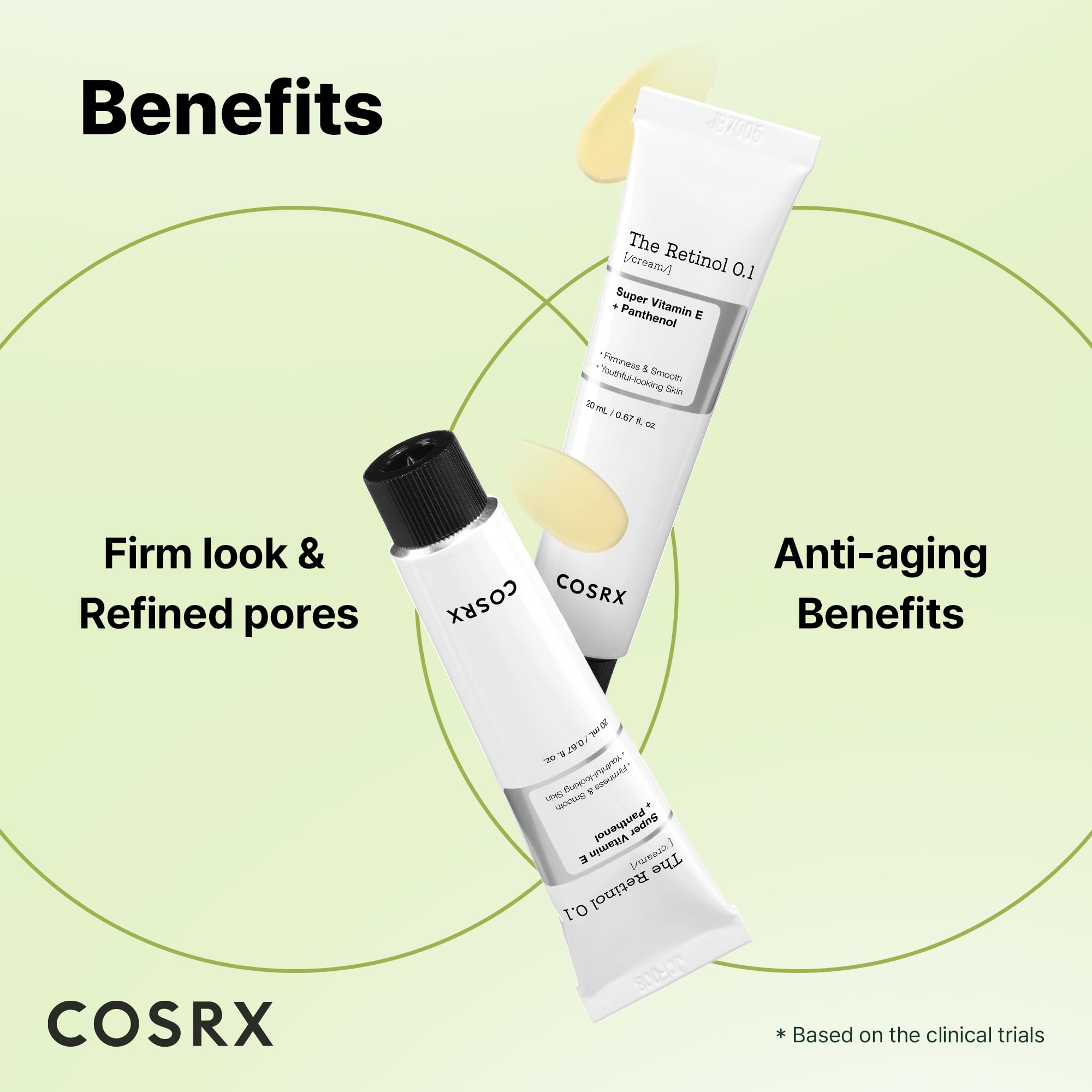 Buy now COSRX Retinol 0.1% Cream, 0.67 Oz, Anti-aging Eye & Neck Cream with Retinoid Treatment to Firm Skin, Reduce Wrinkles, Fine Lines, Signs of Aging, Gentle Daily Korean Skin Care at indiglob india