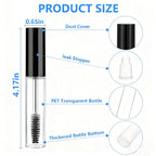 4 Pack of 0.34 Oz (10ml) Empty Mascara Tube