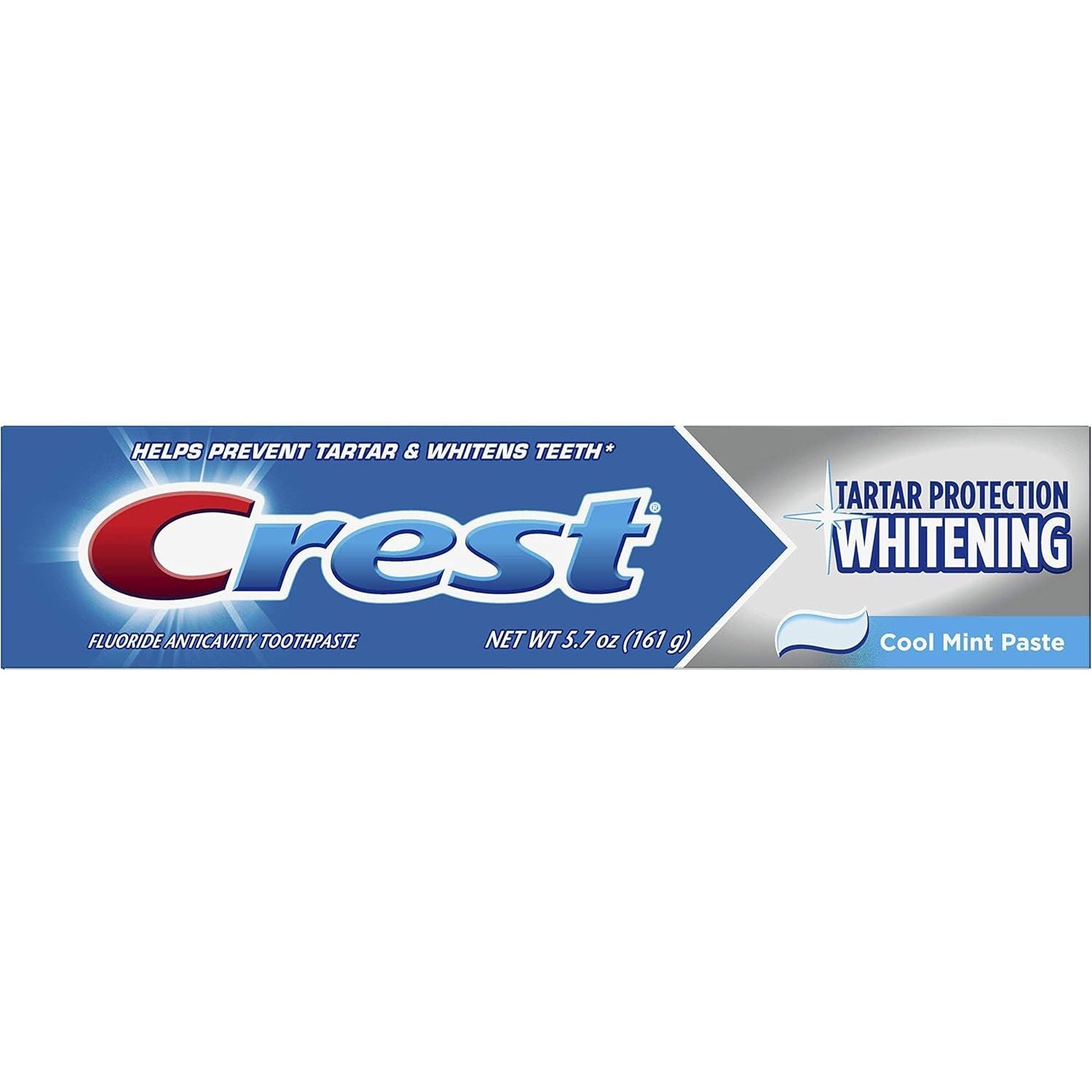 Buy now Crest Tartar Protection Whitening Cool Mint Flavor Toothpaste 8.2 Oz (Pack of 4) 5.7 Ounce (Pack of 1) Mint at indiglob india