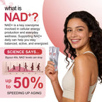 Updated NAD Plus 1000mg Liquid Supplement for Women & Men, 30 Packets
