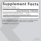 Sports Research® Icelandic Astaxanthin 6mg w/Coconut Oil - 120 Count | Antioxidant Supplement for Skin & Eye Health Support | Soy-Free, Non-GMO, Gluten-Free