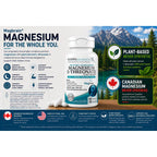 Kappa Nutrition Powered by Magbrain™ Magnesium L-Threonate Plant-Based, 420mg Elemental Magnesium (3 Capsules) from 2,253mg, 120 Vegan Capsules, Brain, Sleep & Muscle Support.