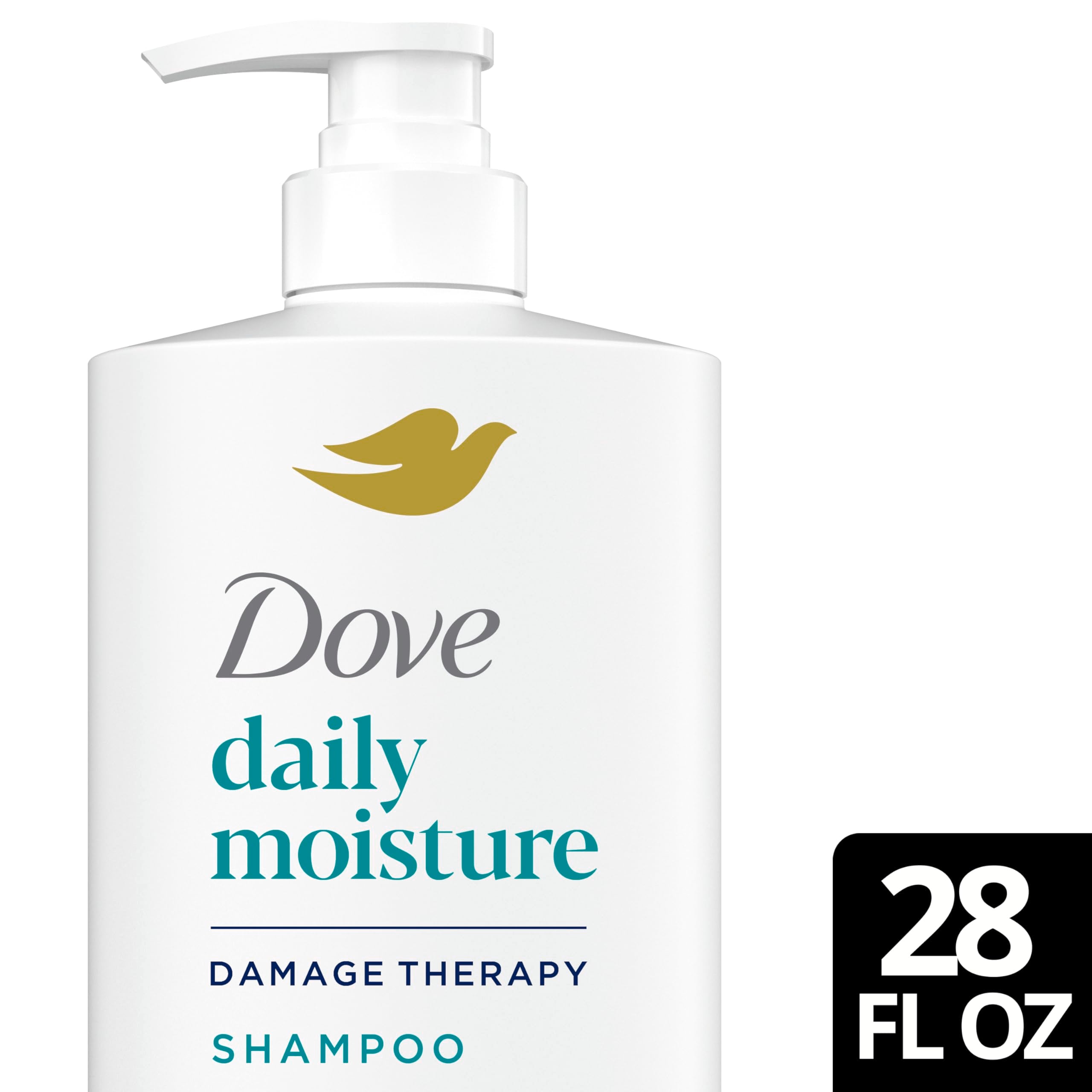 Dove Daily Moisture Shampoo with Bio-Protein Hair Care Technology, 28 Fl Oz