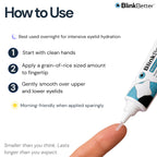 BlinkBetter Lanolin Free Eyelid Ointment 10g – For Sensitive & Dry Eyelids - Hydrates, Nourishes & Soothes – Moisturising Care for Dry, Itchy, Red, Sensitive, Flaky Skin Around the Eyes