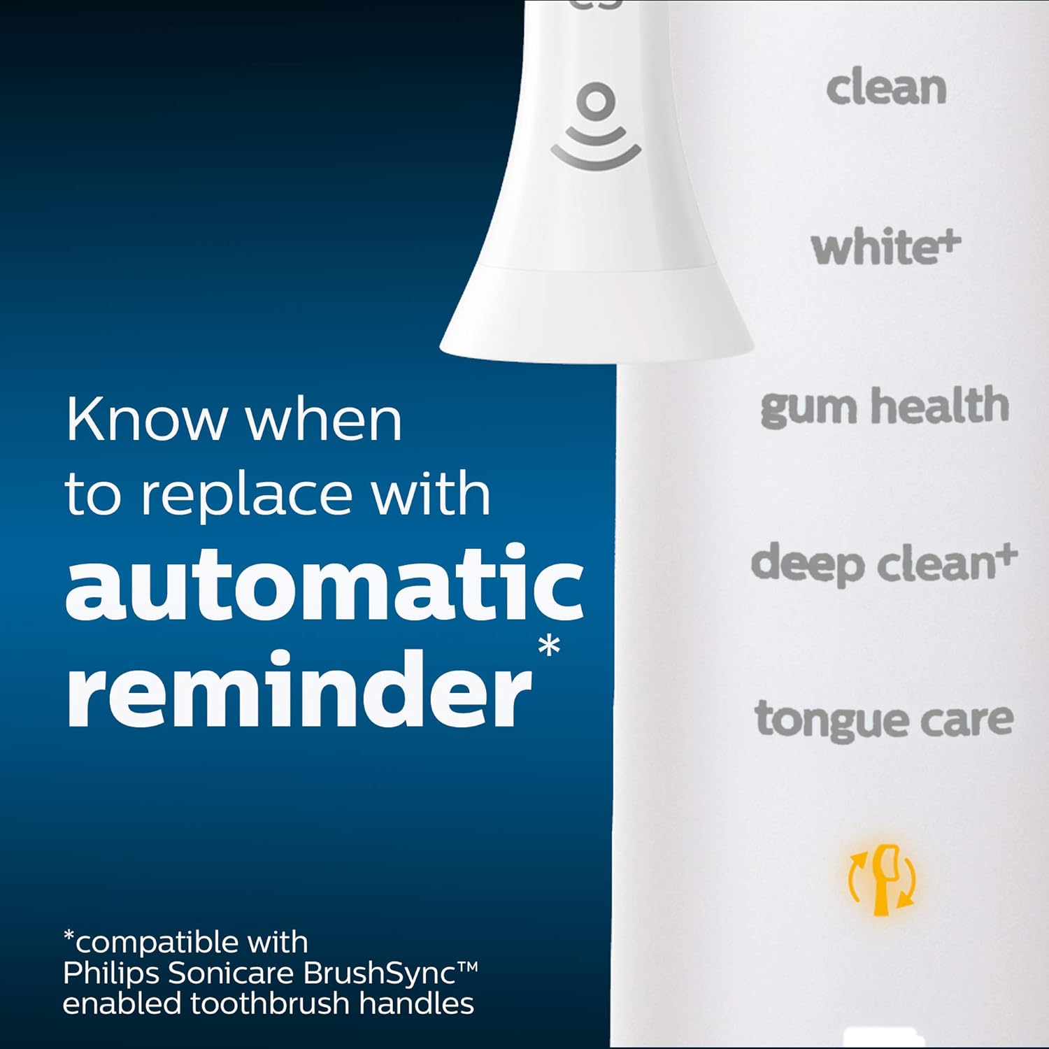 Buy now Philips Sonicare Genuine Toothbrush Head Variety Pack, C3 Premium Plaque Control and C2 Optimal Control, 3 Brush Heads, White, HX9023/69 at indiglob india