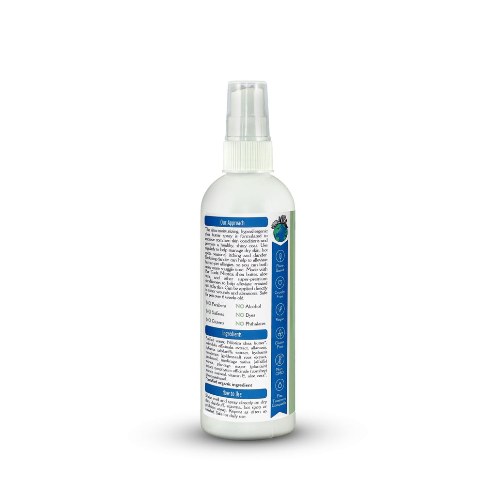 earthbath Shea Butter Spray, Dog Dandruff Relief, 8 Oz (1 Pack)