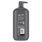 DOVE MEN + CARE Body and Face Scrub, Charcoal Body Wash, 30 oz | For rough skin, Helps exfoliate and hydrate, With charcoal + clay scrub, For daily showers, Micro moisture care