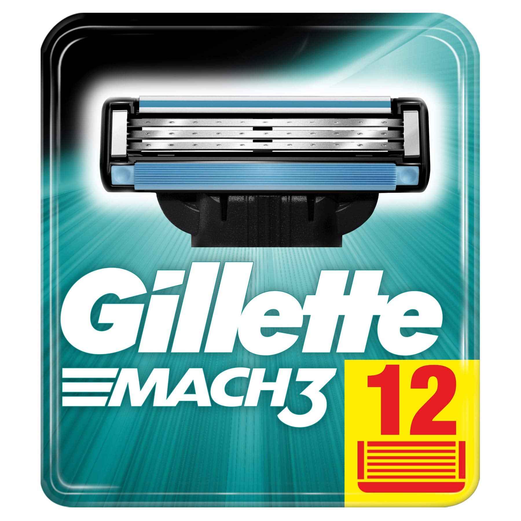 Gillette Mach3 Razor Refill Blades for Men, Packaging May Vary, Fresh, 4 Count