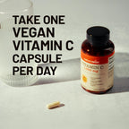 NatureWise Vitamin C 1000mg Capsules - Extra Strength Vegan Vitamin C for Daily Antioxidant & Immune Support - Non-GMO, USA Manufactured - 60 Capsules[60-Day Supply]