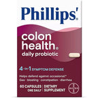 Buy now Phillips' Colon Health Daily Probiotic Capsules, 4-in-1 Symptom Defense to help defend against Occasional Gas, Bloating, Constipation, and Diarrhea, Daily Supplement, 60 Count at indiglob india