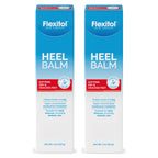 Flexitol Heel Balm Twin Pack, 25% Urea Cream for Dry Cracked Heels | 2x4 oz | Exfoliates & Moisturizes with Aloe, Vitamin E & Shea Butter, Visible Results in 1 Day, Diabetes-Friendly