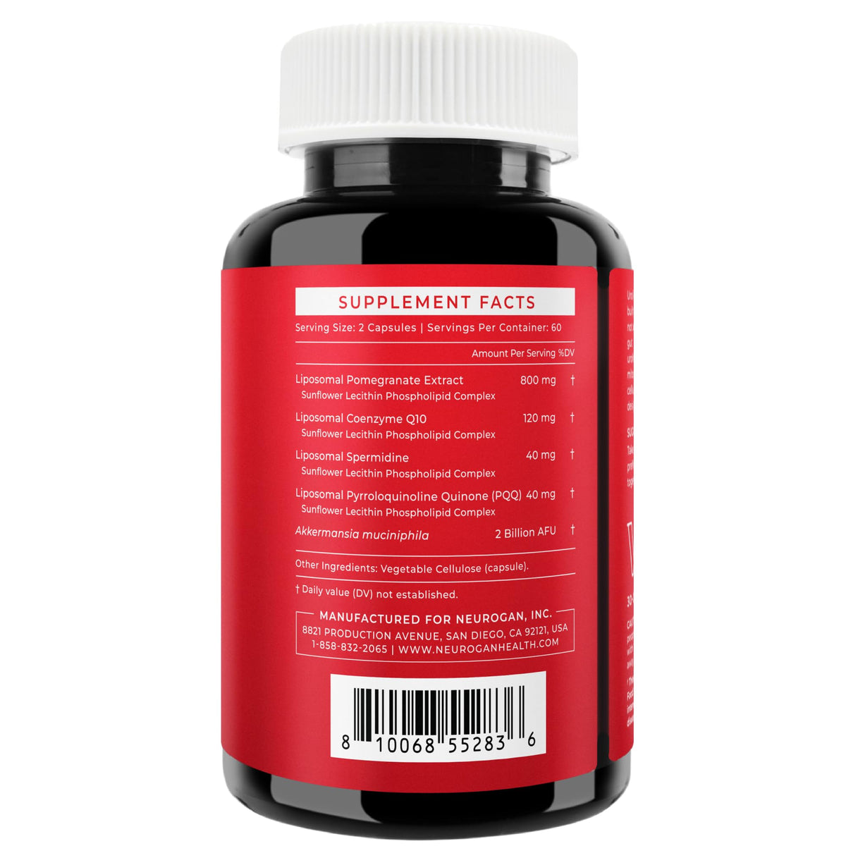 Neurogan Urolithin Precursor Pro+ Capsules 1000mg - Mitochondrial Support
