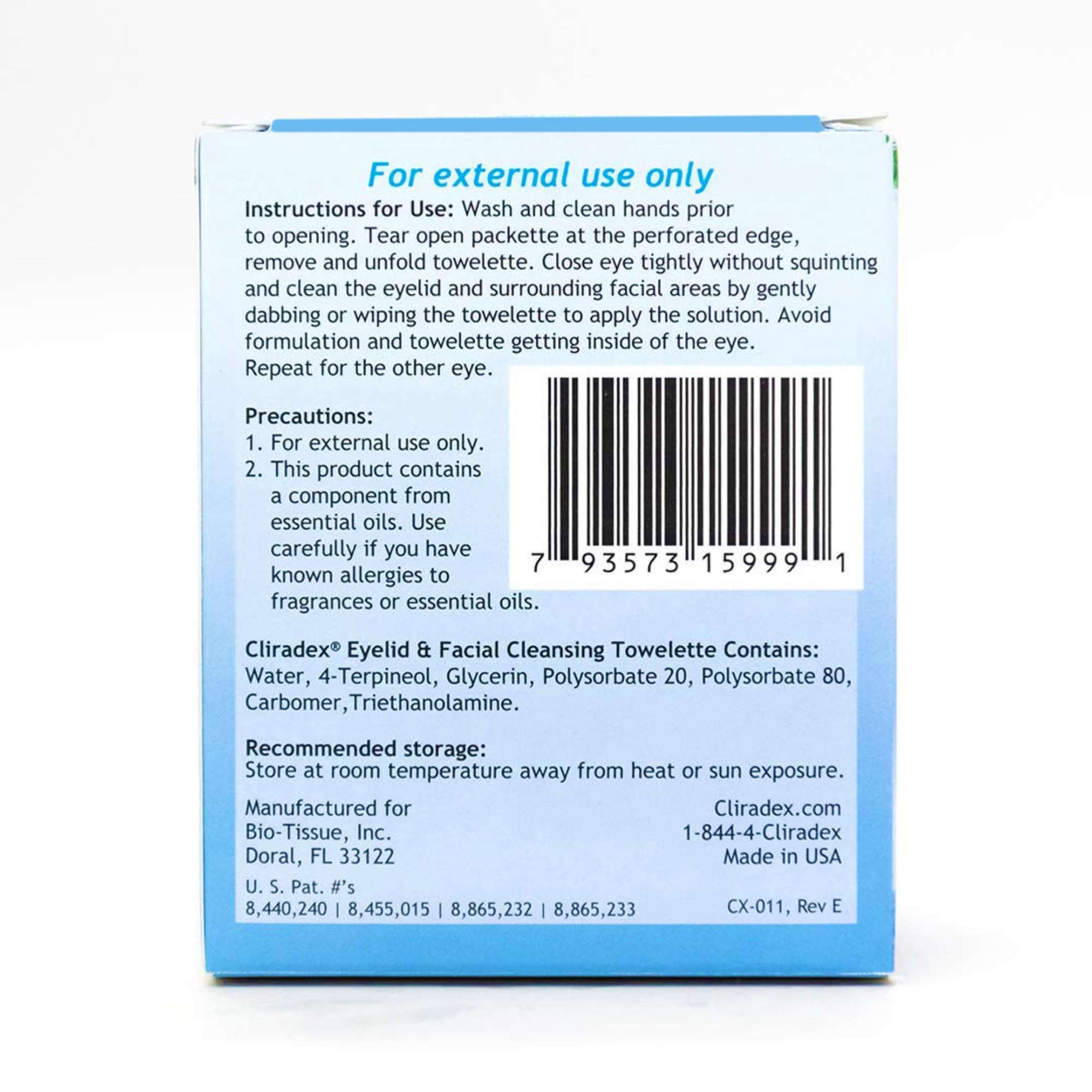 Buy now Towelettes - Natural Face, Eyelash & Eyelid Cleanser - Wipes for Demodex, Blepharitis, Mgd and Red Irritated Eye Lid - Tea Tree Oil Extract. at indiglob india