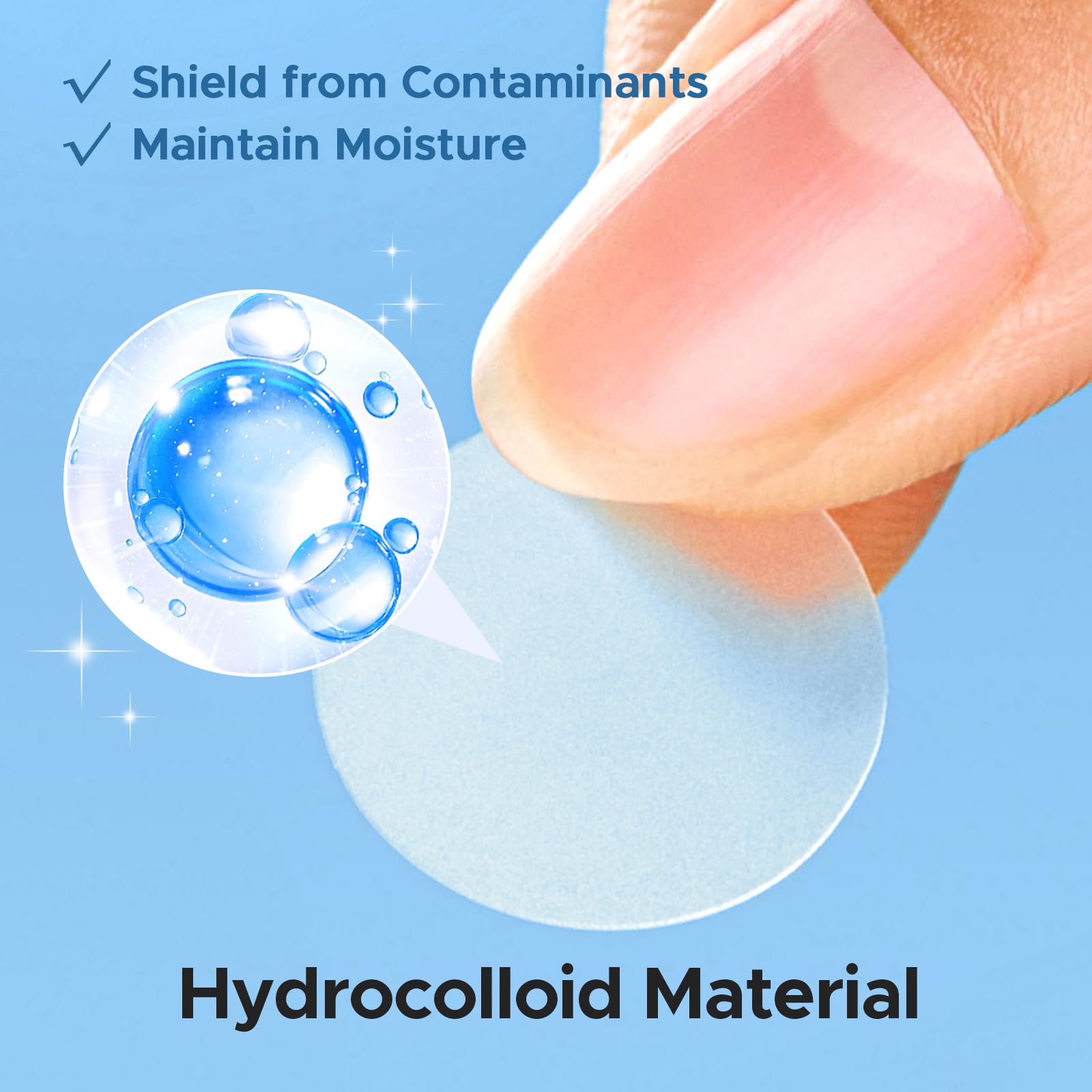 LitBear Pimple Patch Bulk, 480 Patches 3 Size Acne Patches for Face | Hydrocolloid Spot Stickers for Covering Zits, Blemishes, and Breakouts, Suitable for All Skin Types