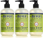 Buy now MRS. MEYER'S CLEAN DAY Liquid Hand Soap, Cruelty-Free Hand Wash Made with Essential Oils, Lemon Verbena Scent, 12.5 Oz (Pack of 3) at indiglob india