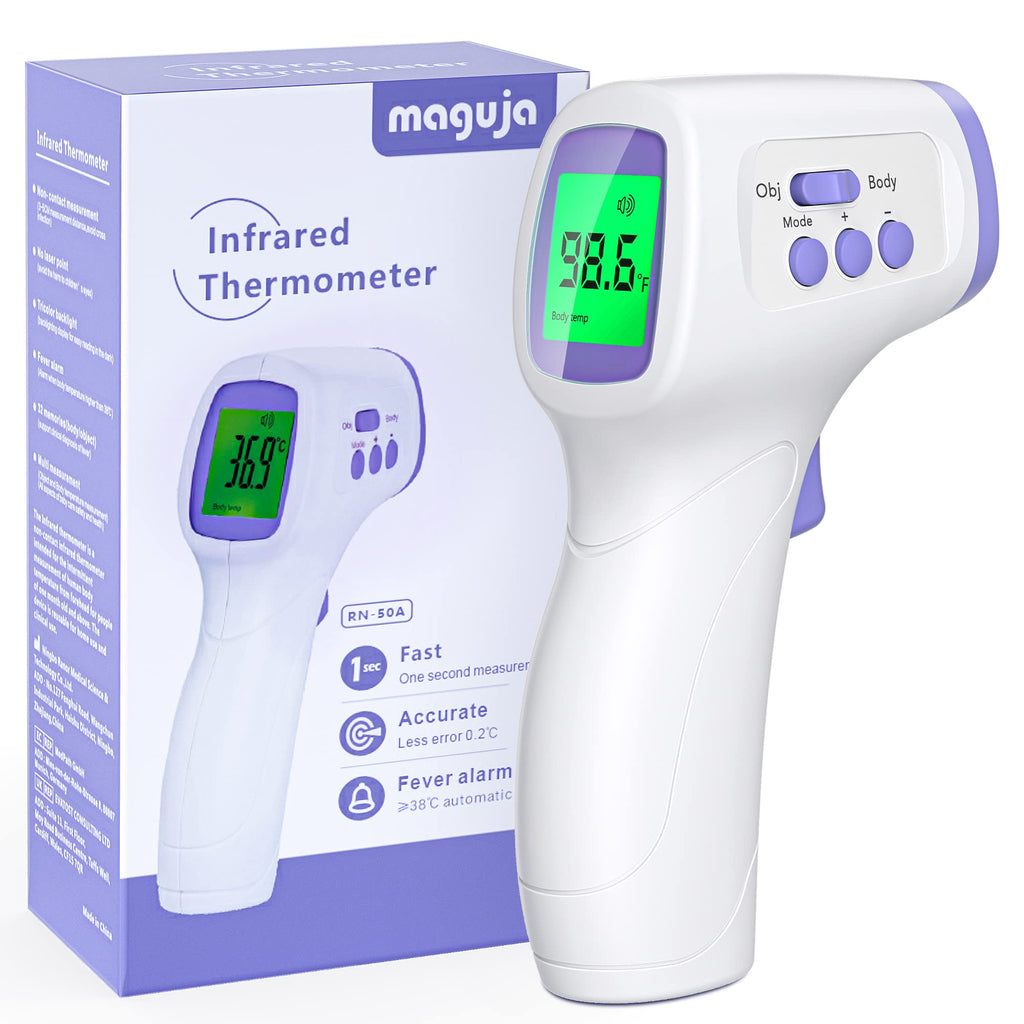 maguja Digital Touchless Forehead Thermometer for Adults Kids Home Use